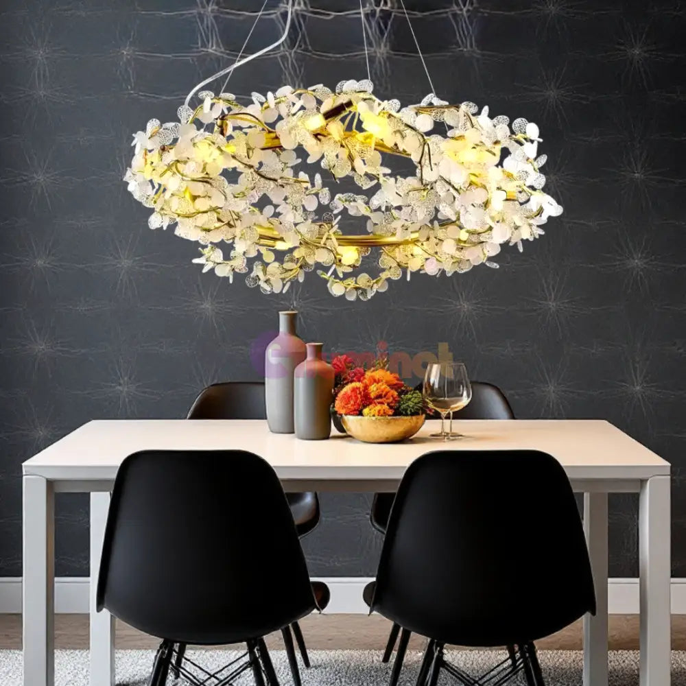 Candelabru Crystal Luxury Flowers lustreled.ro