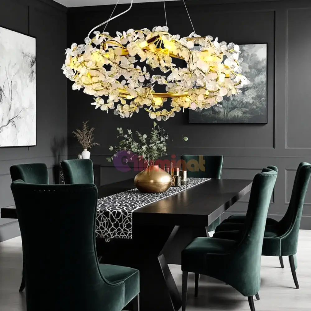 Candelabru Crystal Luxury Flowers lustreled.ro