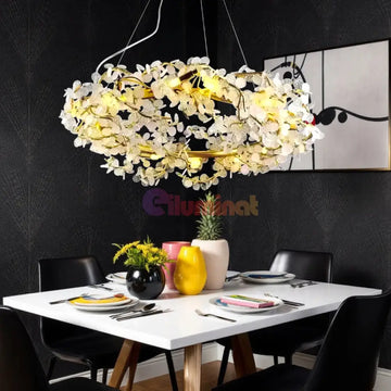 Candelabru Crystal Luxury Flowers