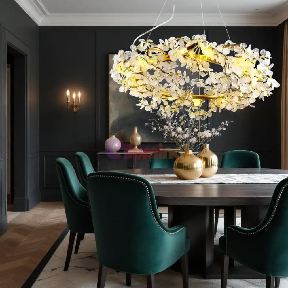 Candelabru Crystal Luxury Flowers lustreled.ro