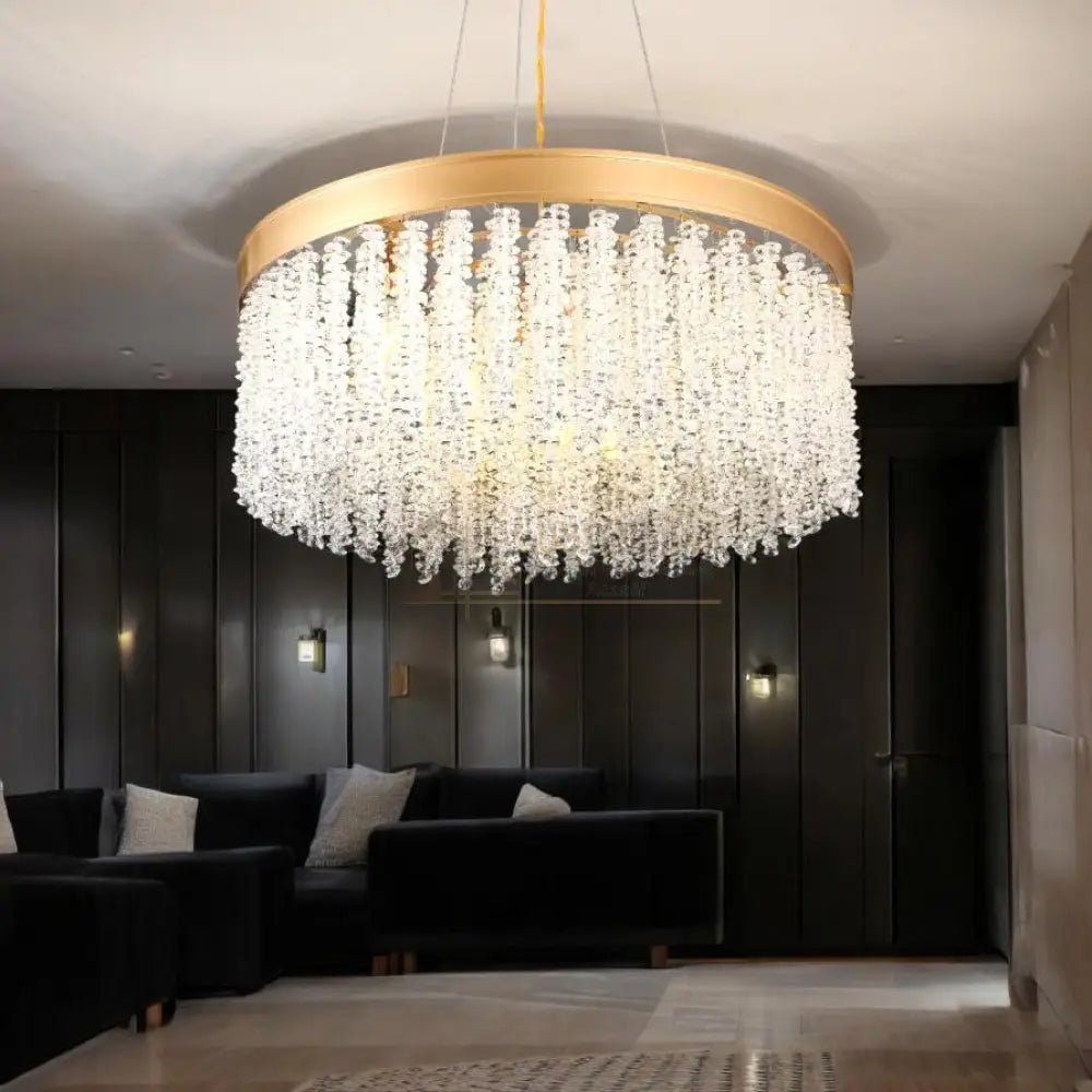 Candelabru Crystal PADOVA Golden lustreled.ro