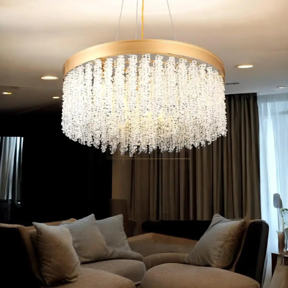 Candelabru Crystal PADOVA Golden lustreled.ro