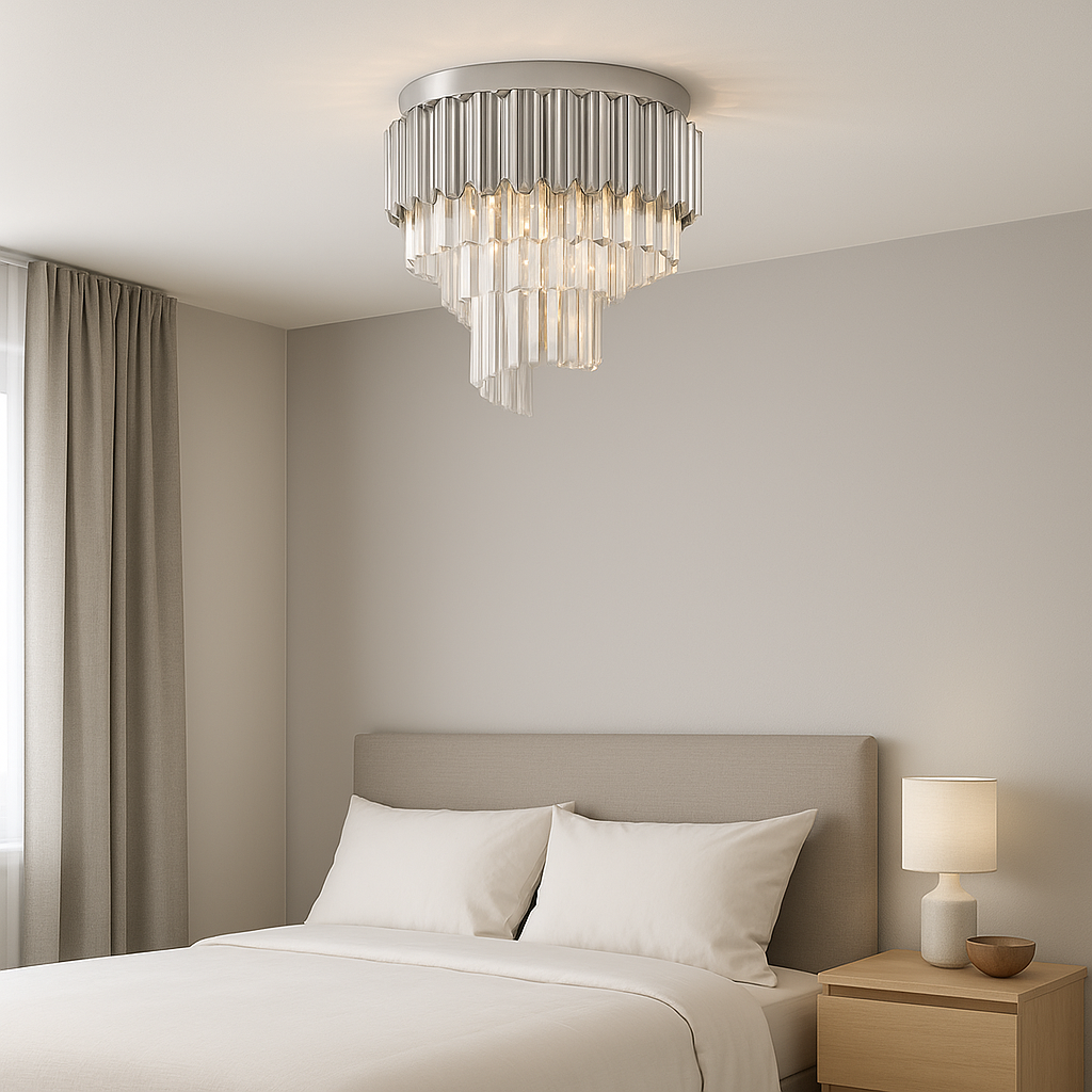 Candelabru Cristal Luxury Chrome GLADIUS