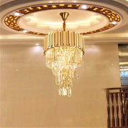 Candelabru Cristal GOLDEN MAXI RAIN 500mm