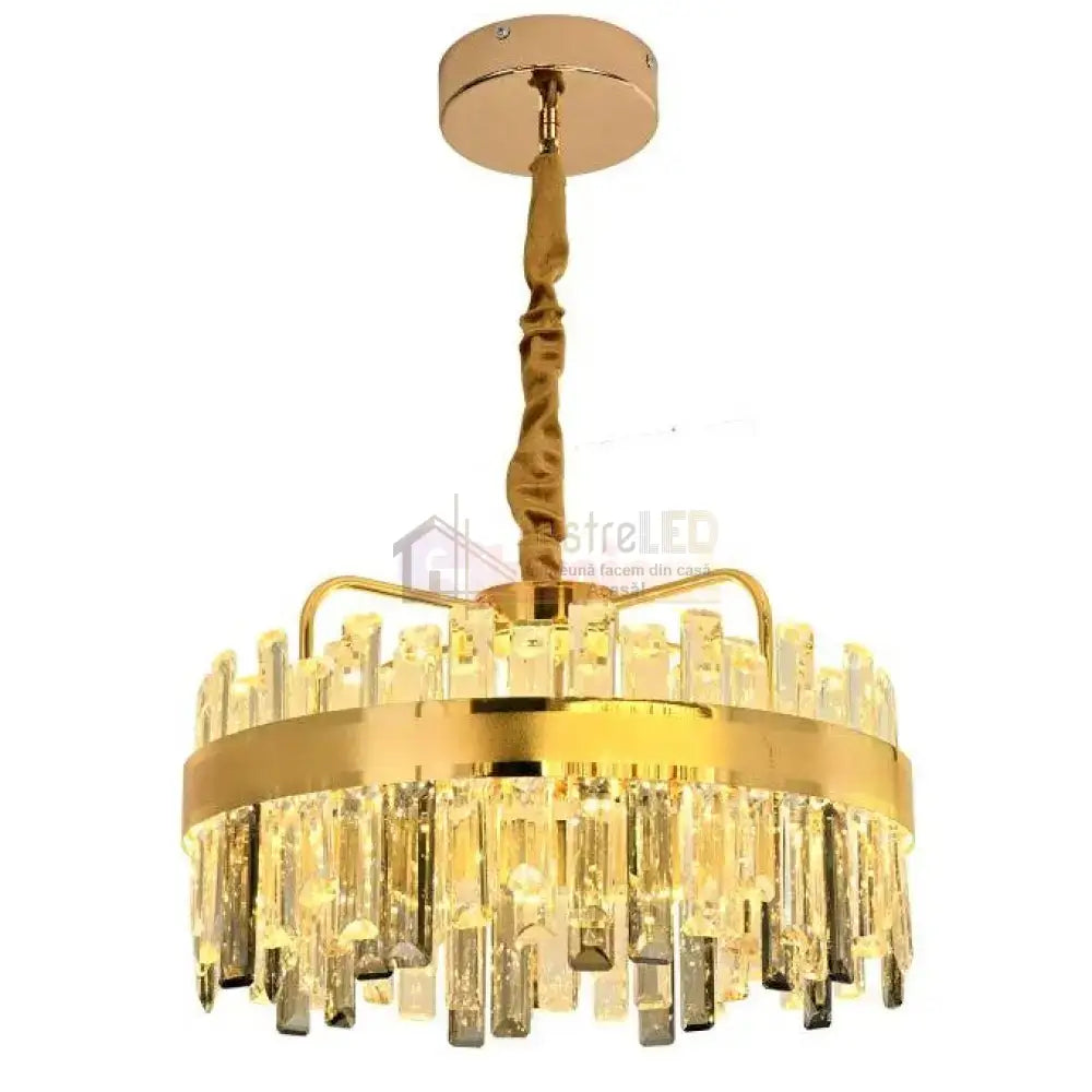 Candelabru Led 120W Cristal Milan 500Mm Telecomanda