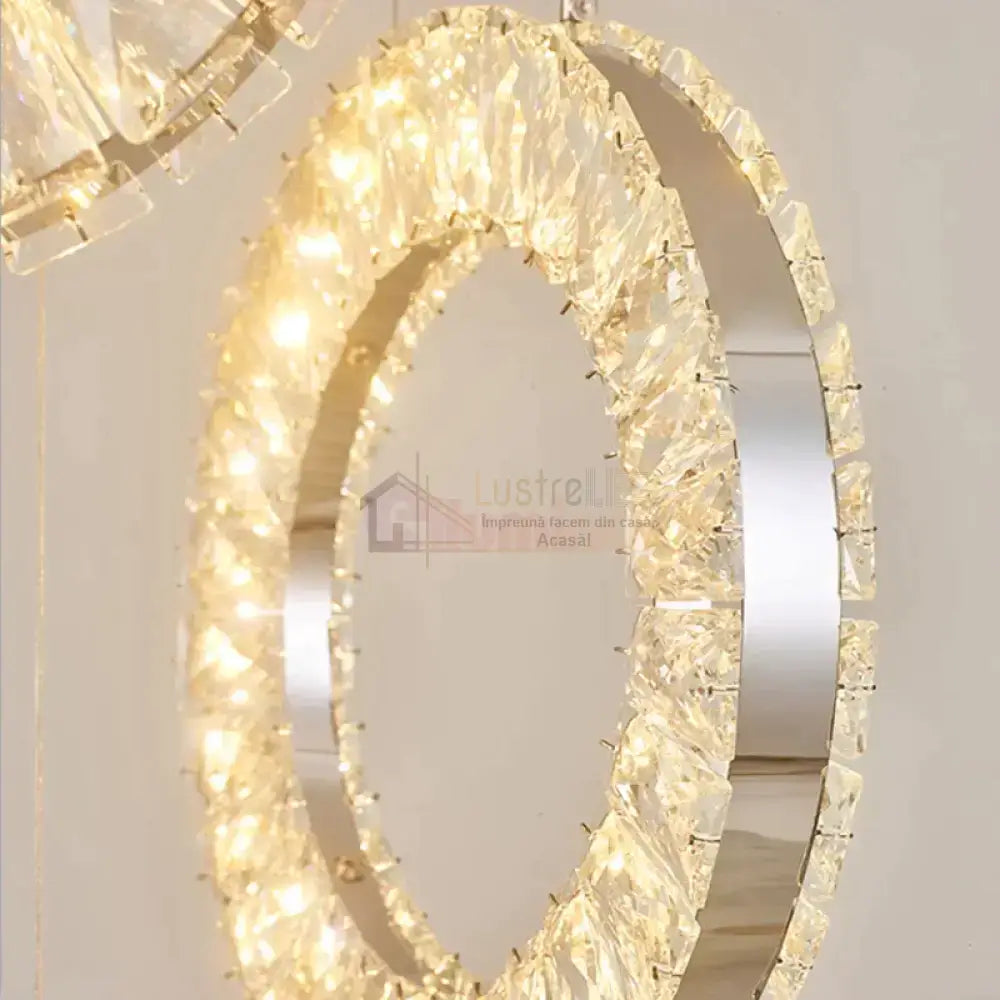 Candelabru Led 140W Cristal Royal Rain Telecomanda Chandeliers Crystal