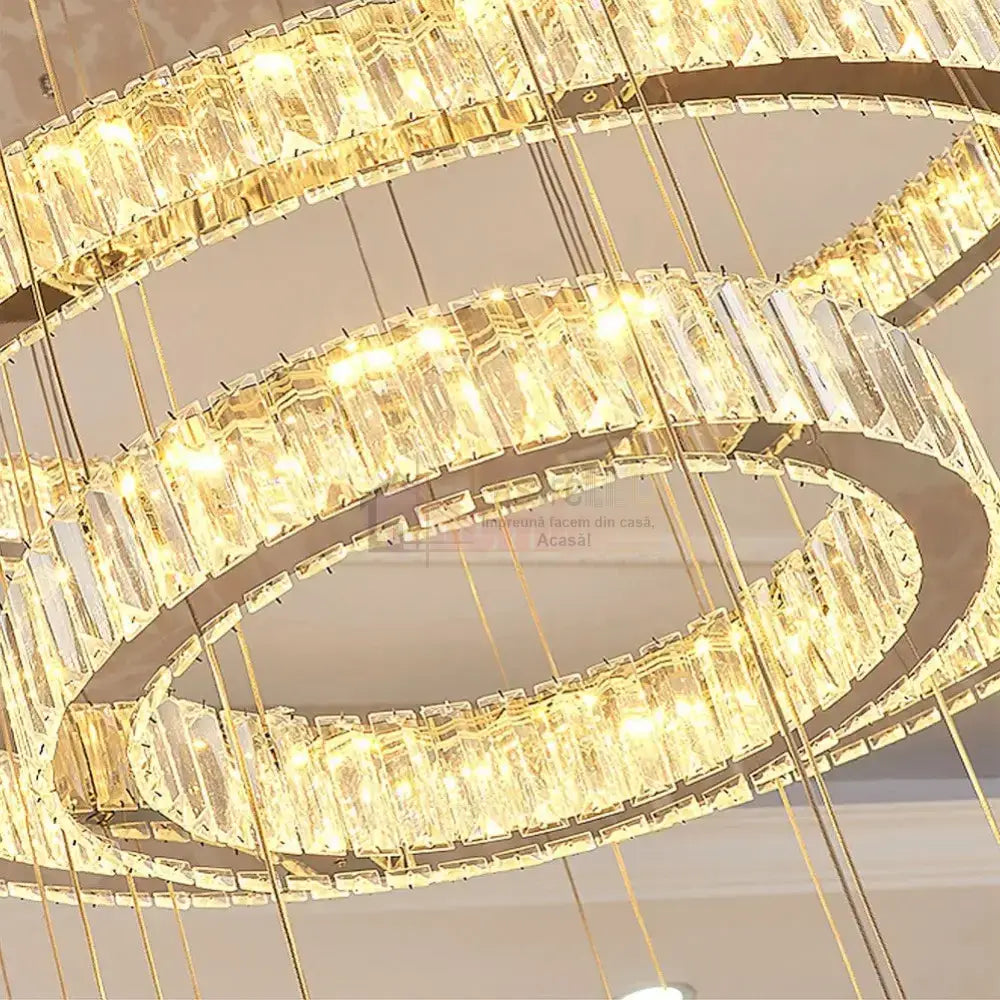 Candelabru Led 200W Cristal Royal Elegance Telecomanda Chandeliers Crystal