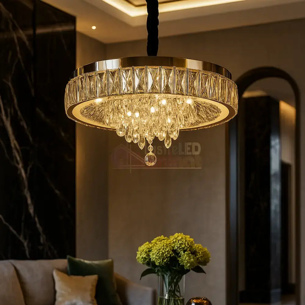 Candelabru LED Axon Cristal SIlver 112W ARGINTIE / CRISTAL Chandeliers Crystal