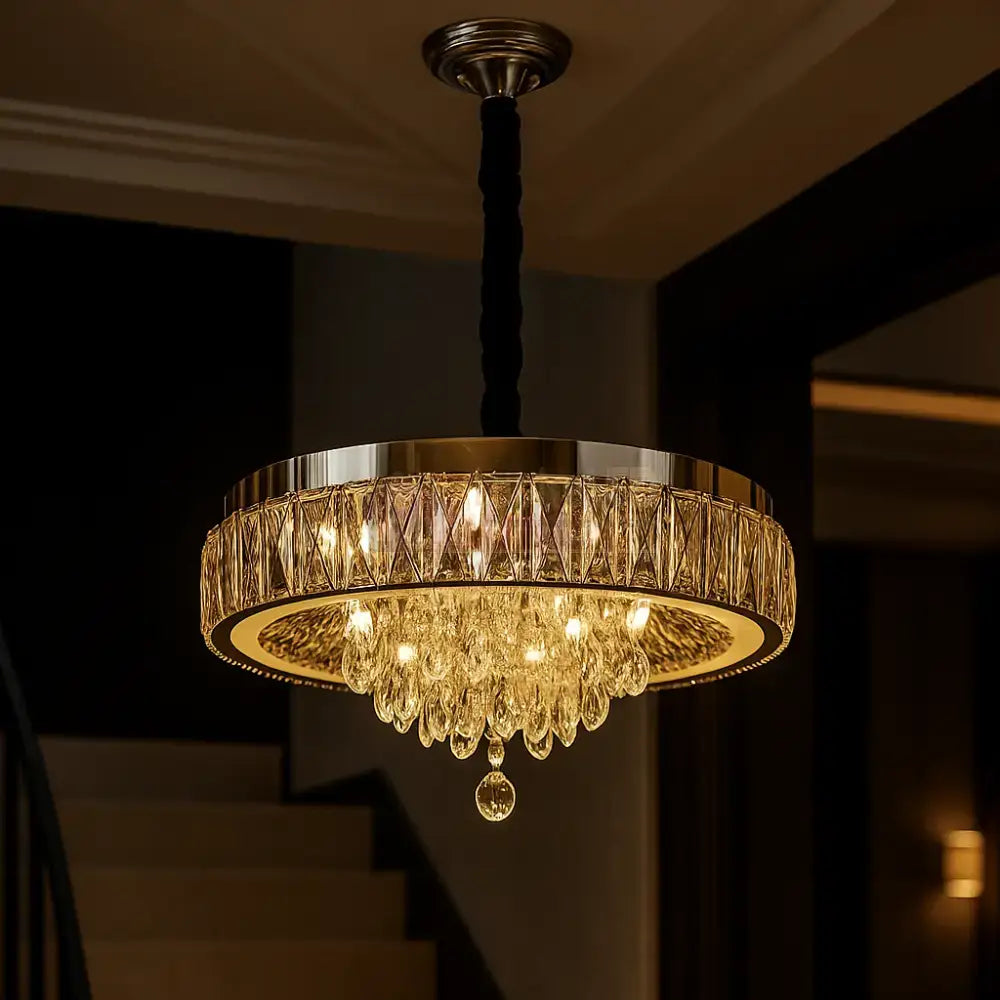 Candelabru LED Axon Cristal SIlver 112W ARGINTIE / CRISTAL Chandeliers Crystal