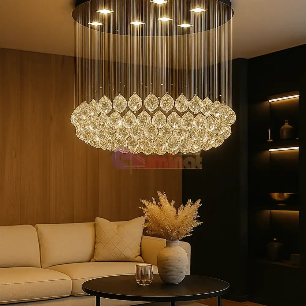 Candelabru LED Cristal Blinx 5x9W Silver ARGINTIE / CRISTAL Chandeliers Crystal