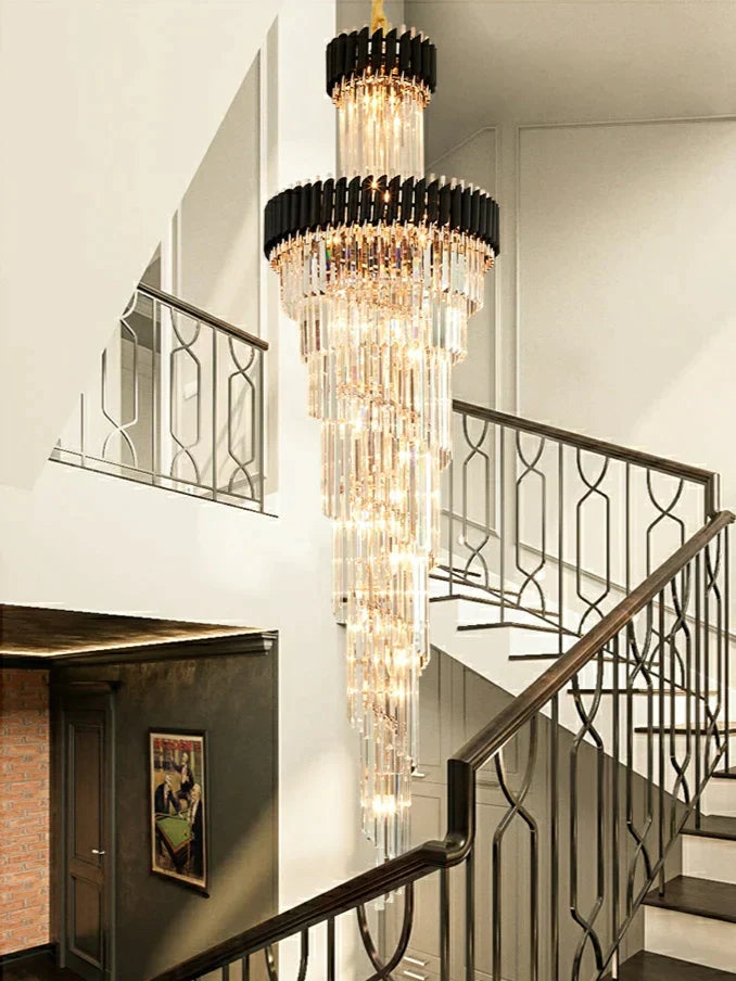 Candelabru Cristal BLACK PANTHER LUXURY 180cm