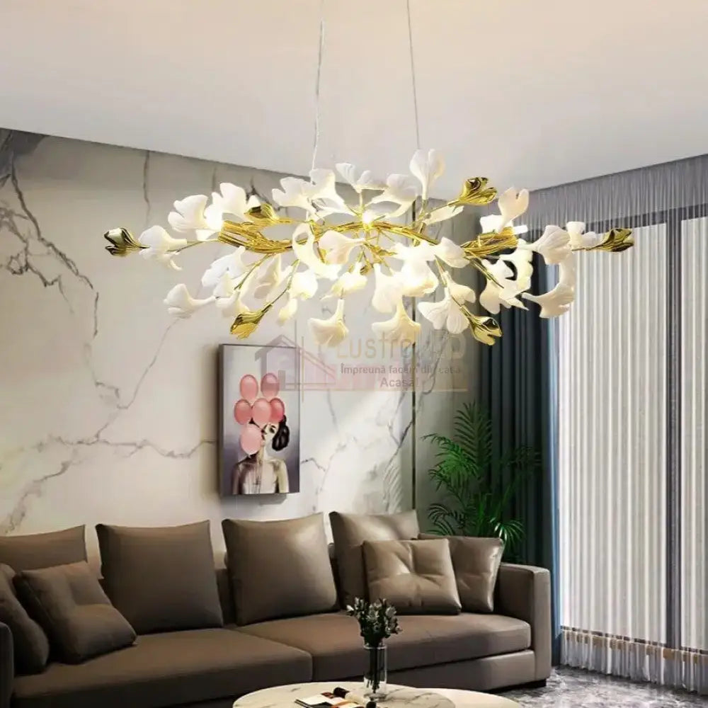 Candelabru LUXURY Golden VALERY 120x40cm AURIE / 120X40CM / LUXURY Chandeliers Crystal