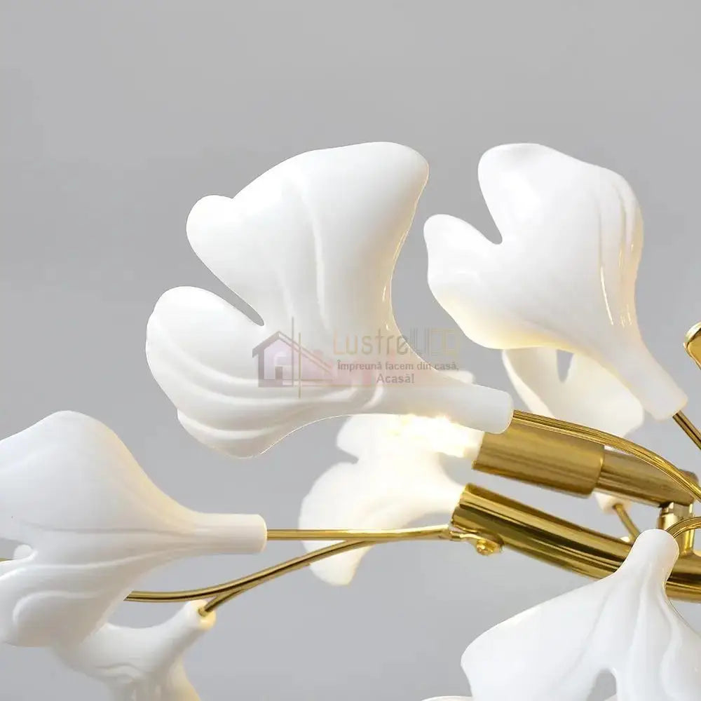 Candelabru LUXURY Golden VALERY 80cm AURIE / 80CM / LUXURY Chandeliers Crystal