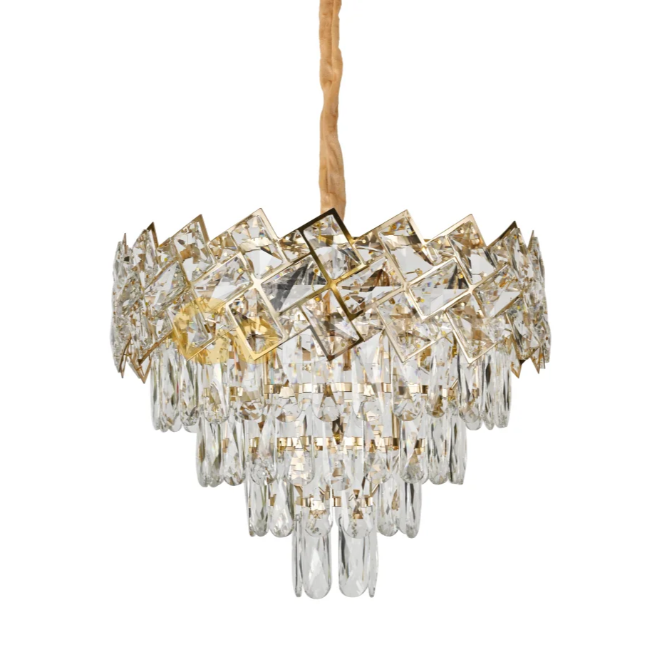 Candelabru Cristal MALLI Gold ⌀40CM Chandeliers Crystal