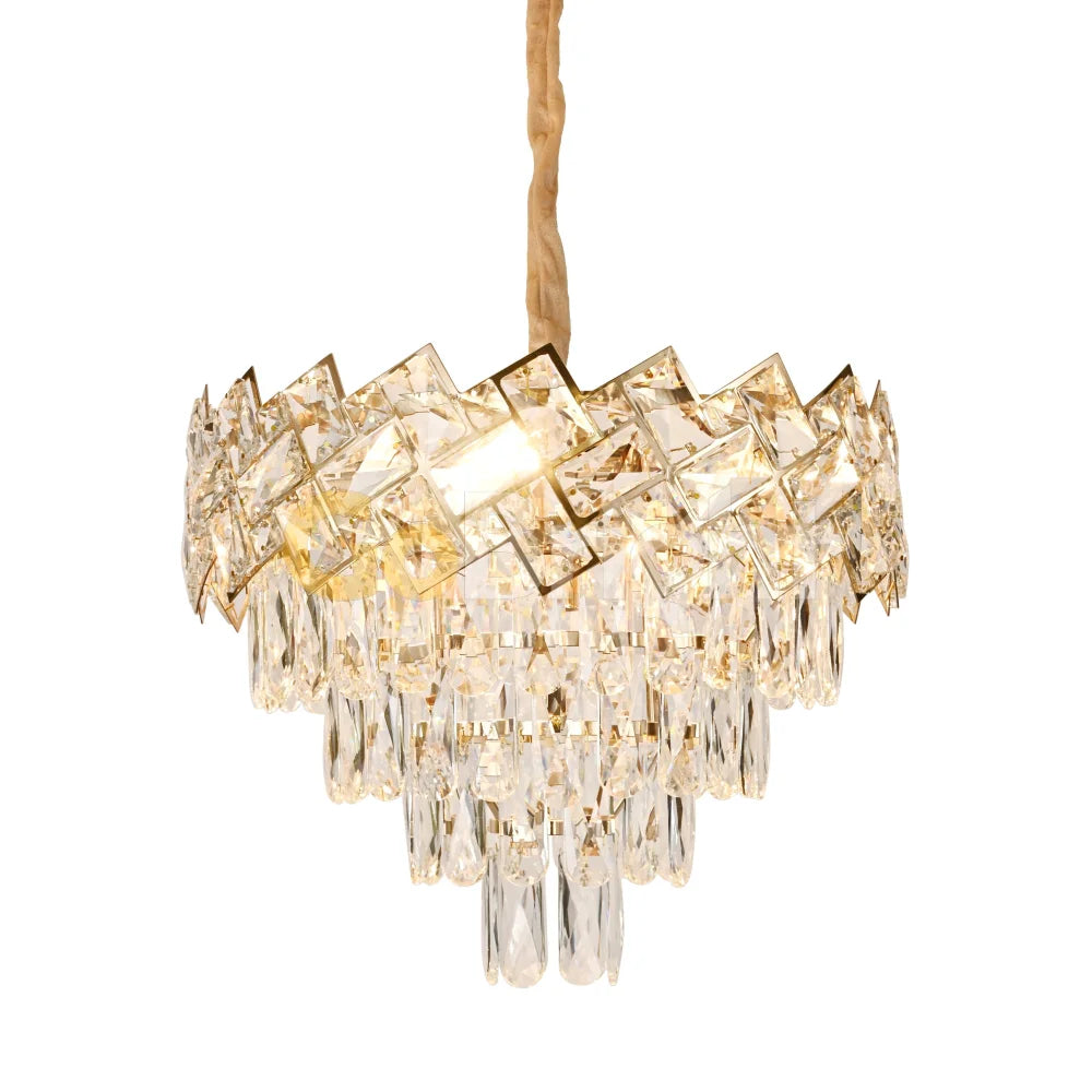 Candelabru Cristal MALLI Gold ⌀40CM Chandeliers Crystal