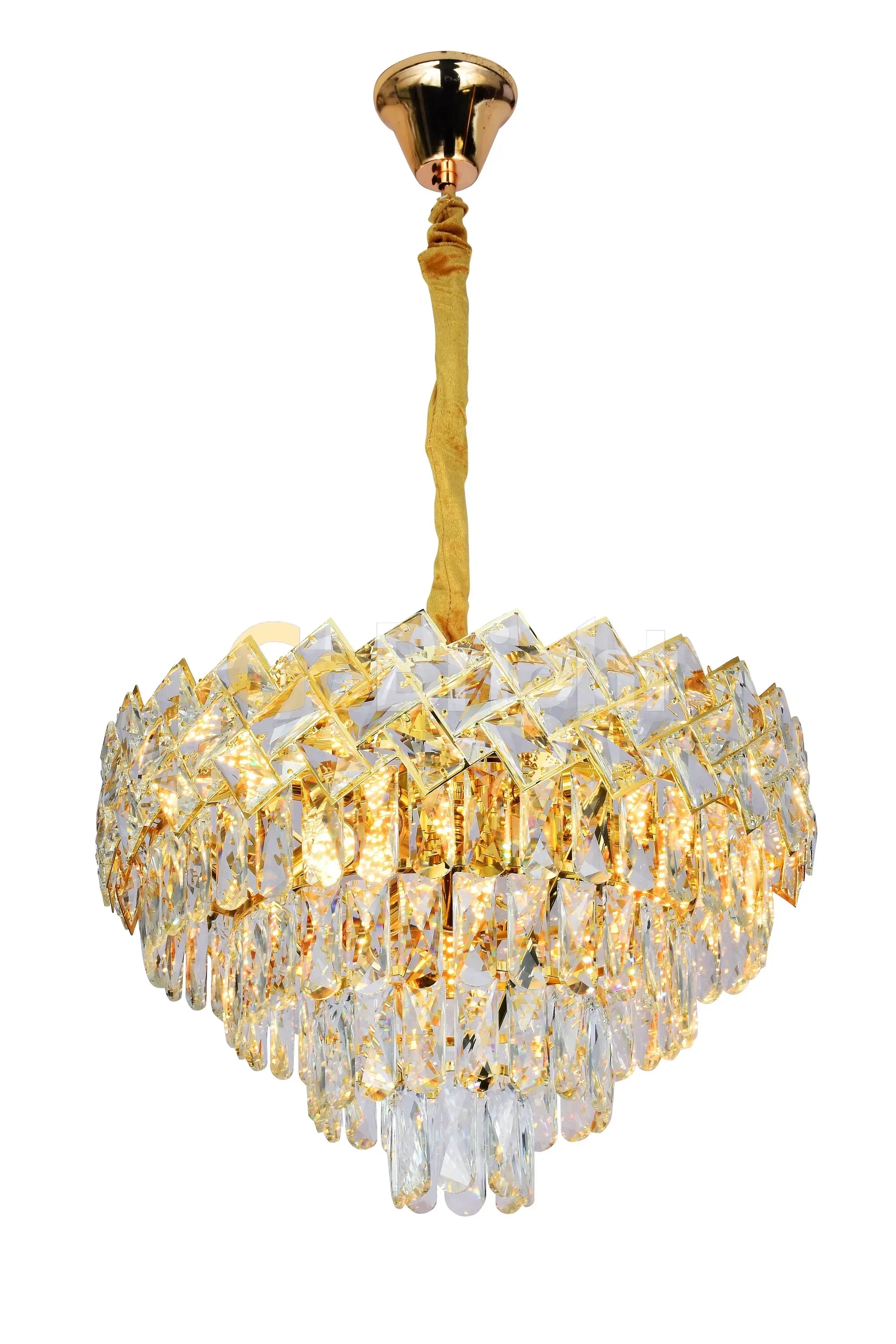 Candelabru Cristal MALLI Gold ⌀40CM Chandeliers Crystal