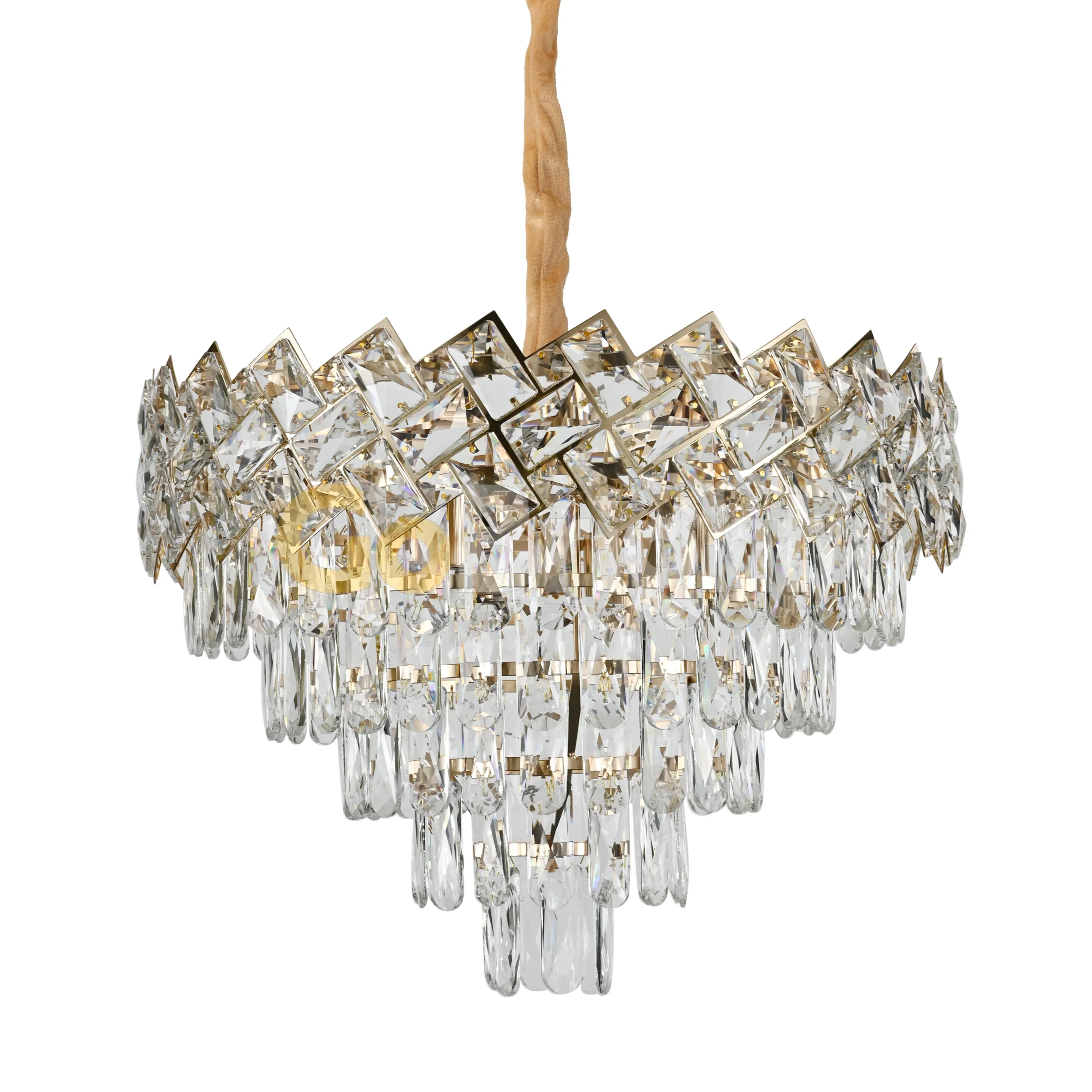 Candelabru Cristal MALLI Gold ⌀50CM