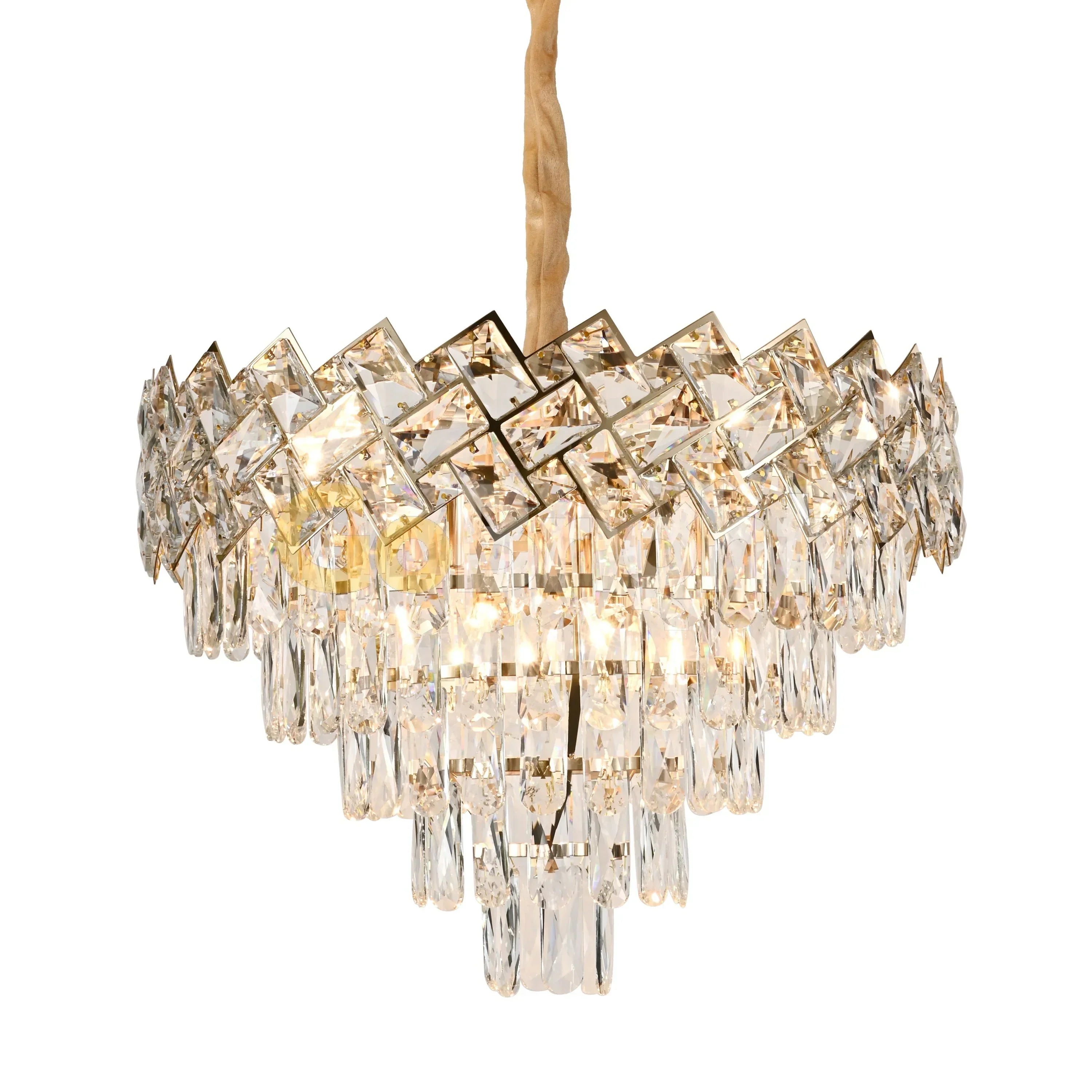 Candelabru Cristal MALLI Gold ⌀50CM