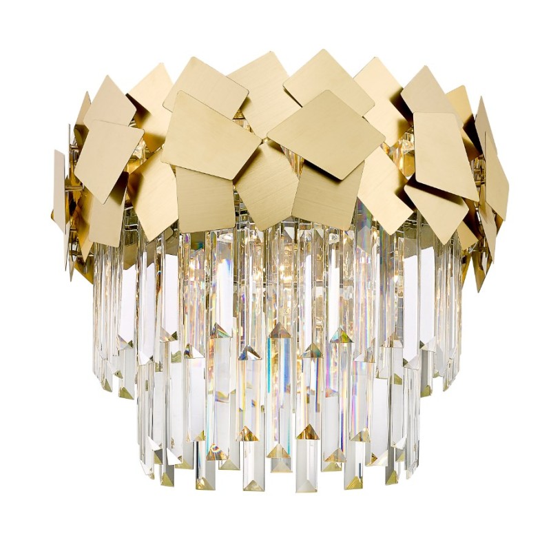 Candelabru Cristal Modern Troy Golden Mate