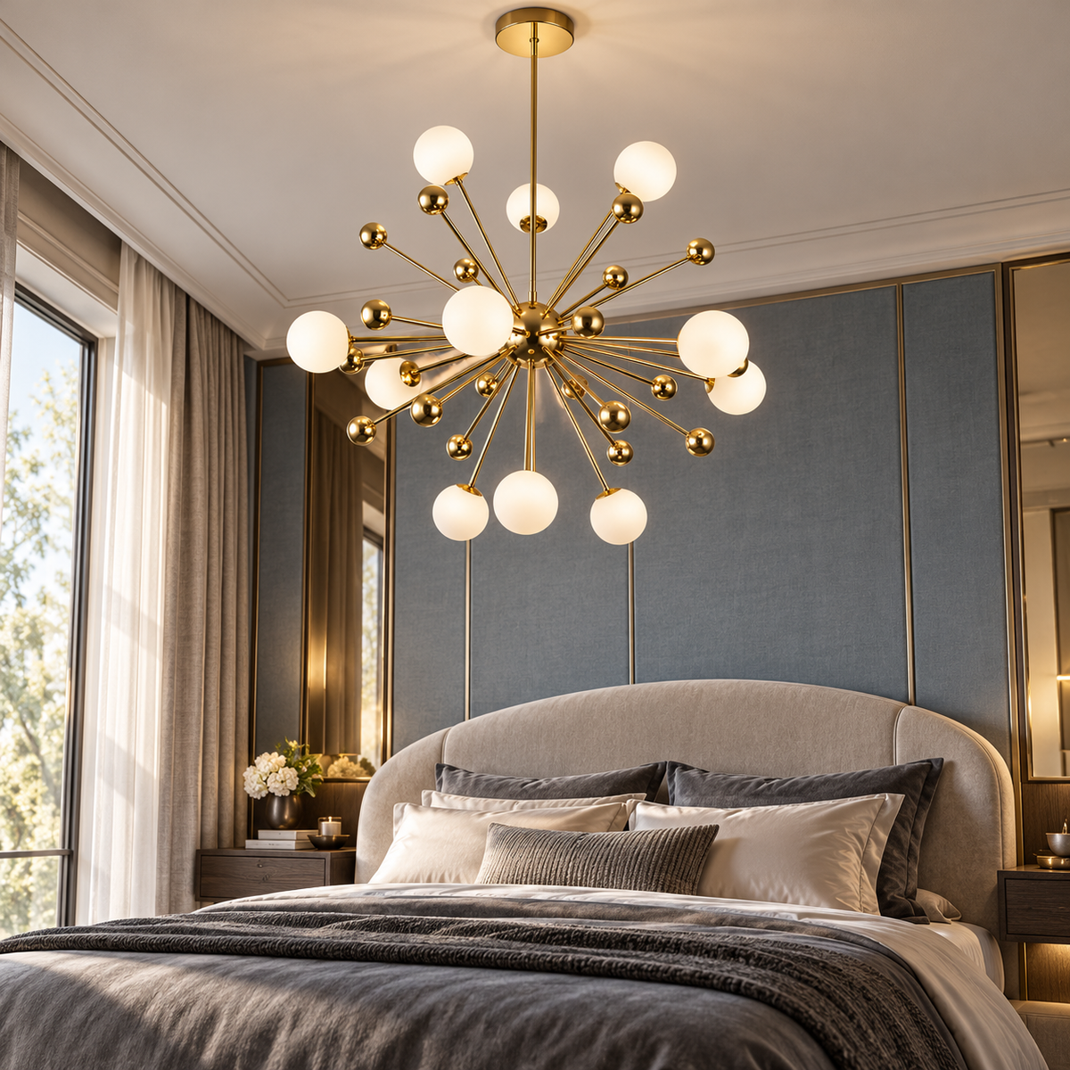 Lustra Abajur MAT Neuron GOLD