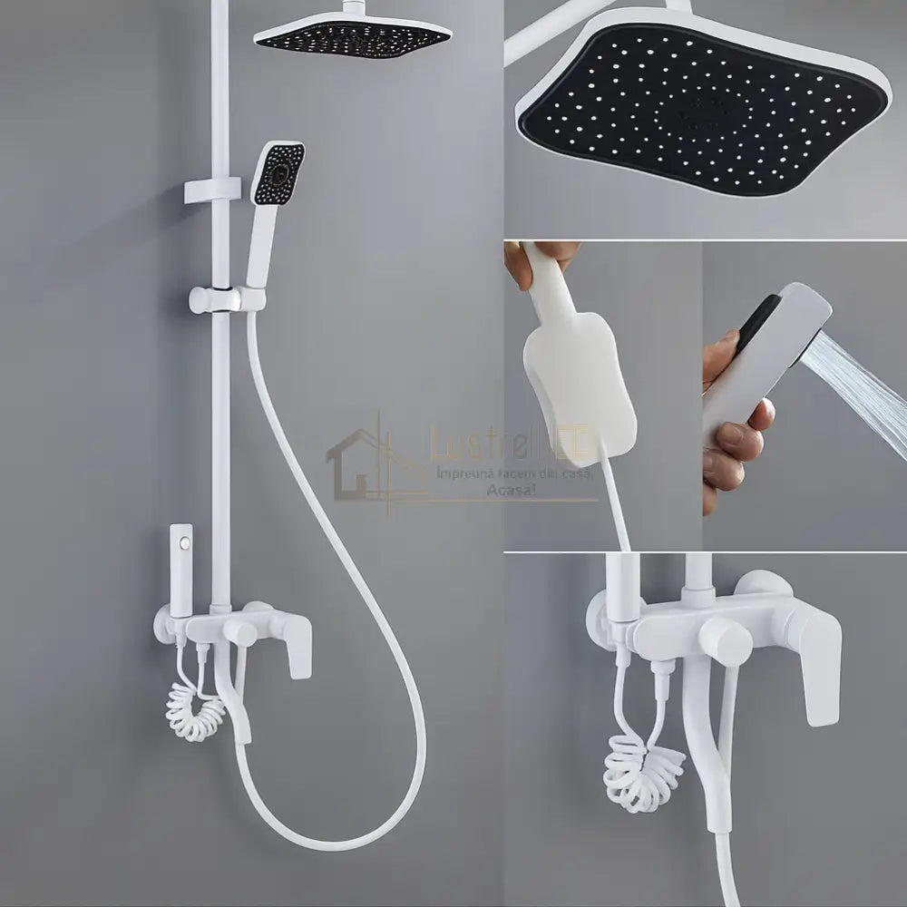 Coloana de Dus Alb Mat Design Modern