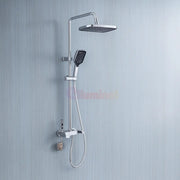 Coloana de Dus Premium Crom Cu Afisaj LCD Cap Tip Ploaie