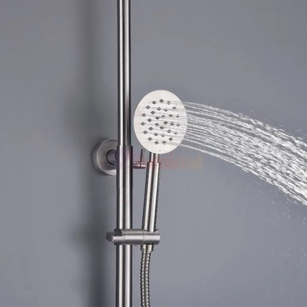 Coloana de Dus Retro Cromata din Alama