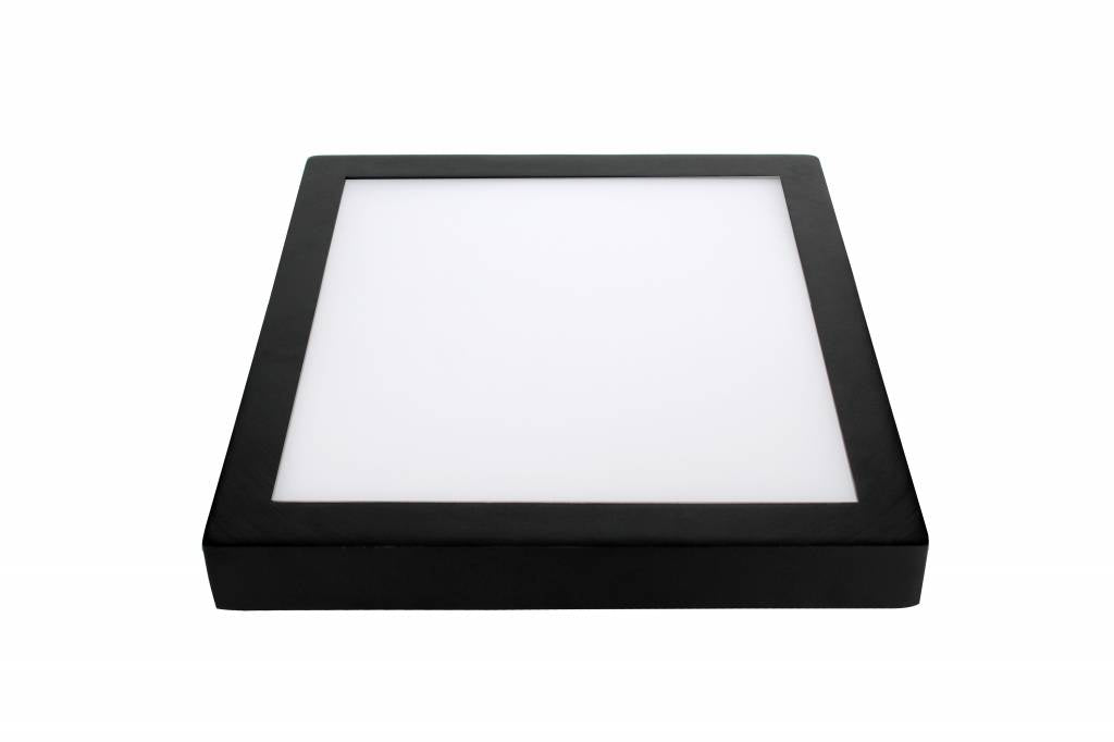 Spot Led 18W Patrat Negru / 210X210Mm Aplicat Led Ceiling Light