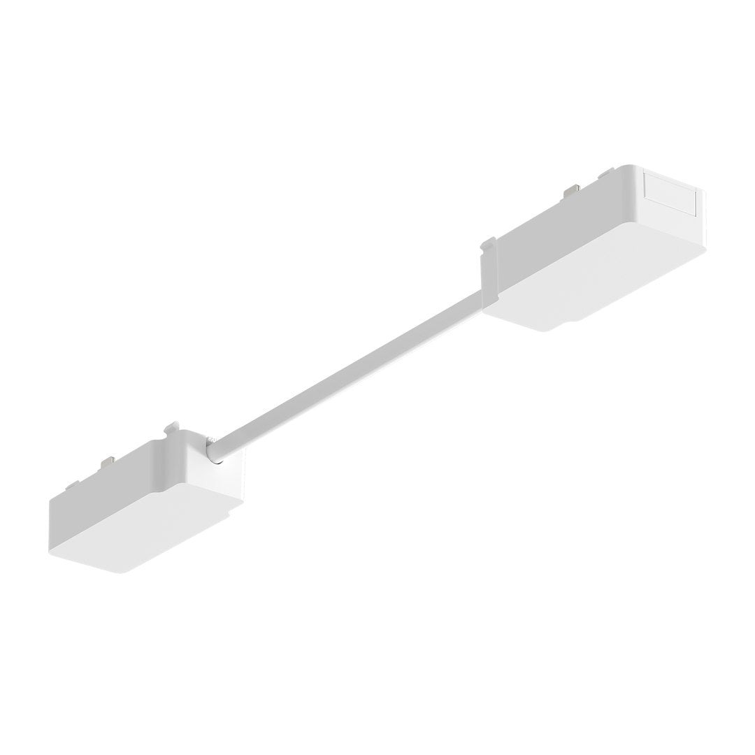 Conector Dublu cu Cablu Lung Premium White pentru Sina Magnetica Hyper