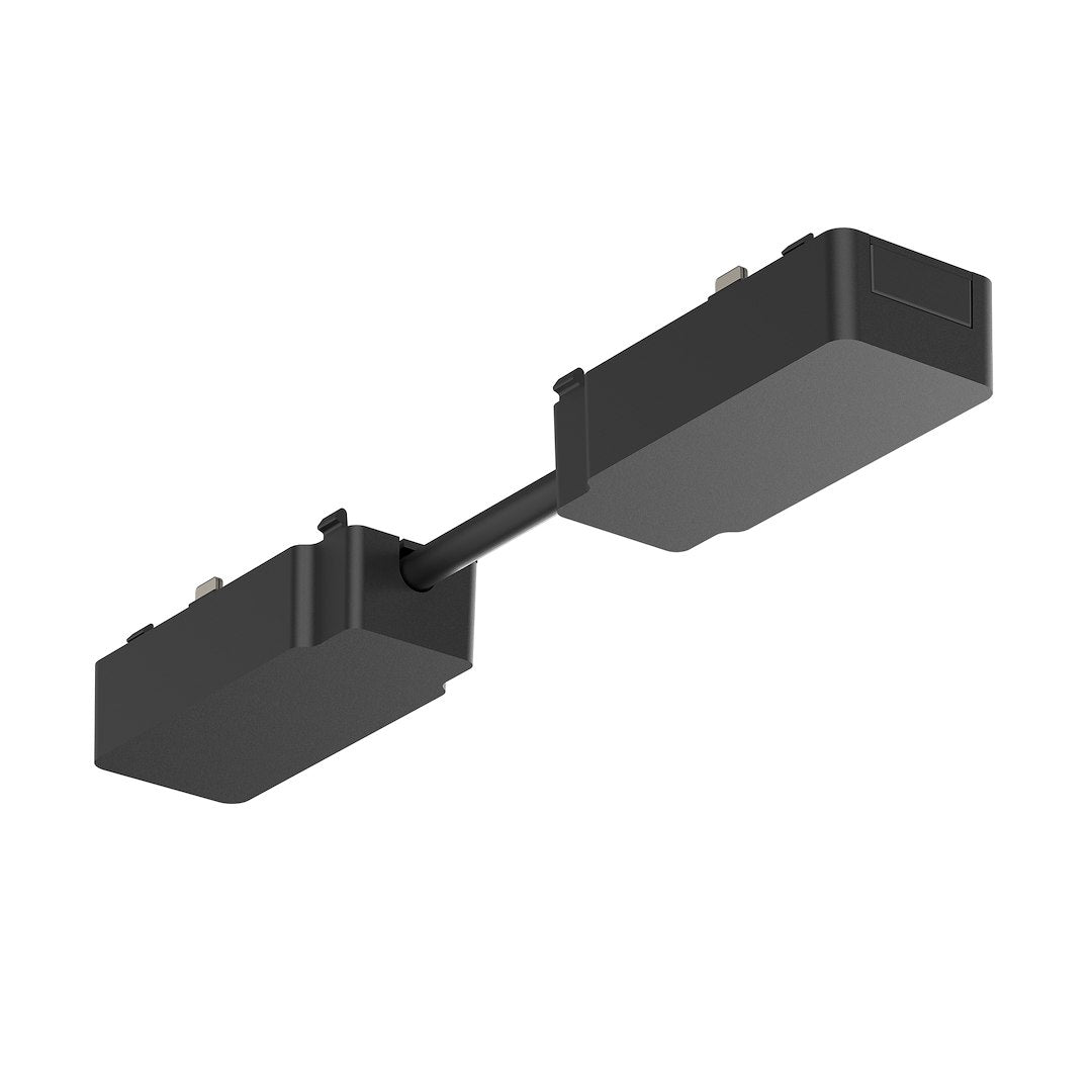 Conector Dublu cu Cablu Scurt Premium Black pentru Sina Magnetica Hyper