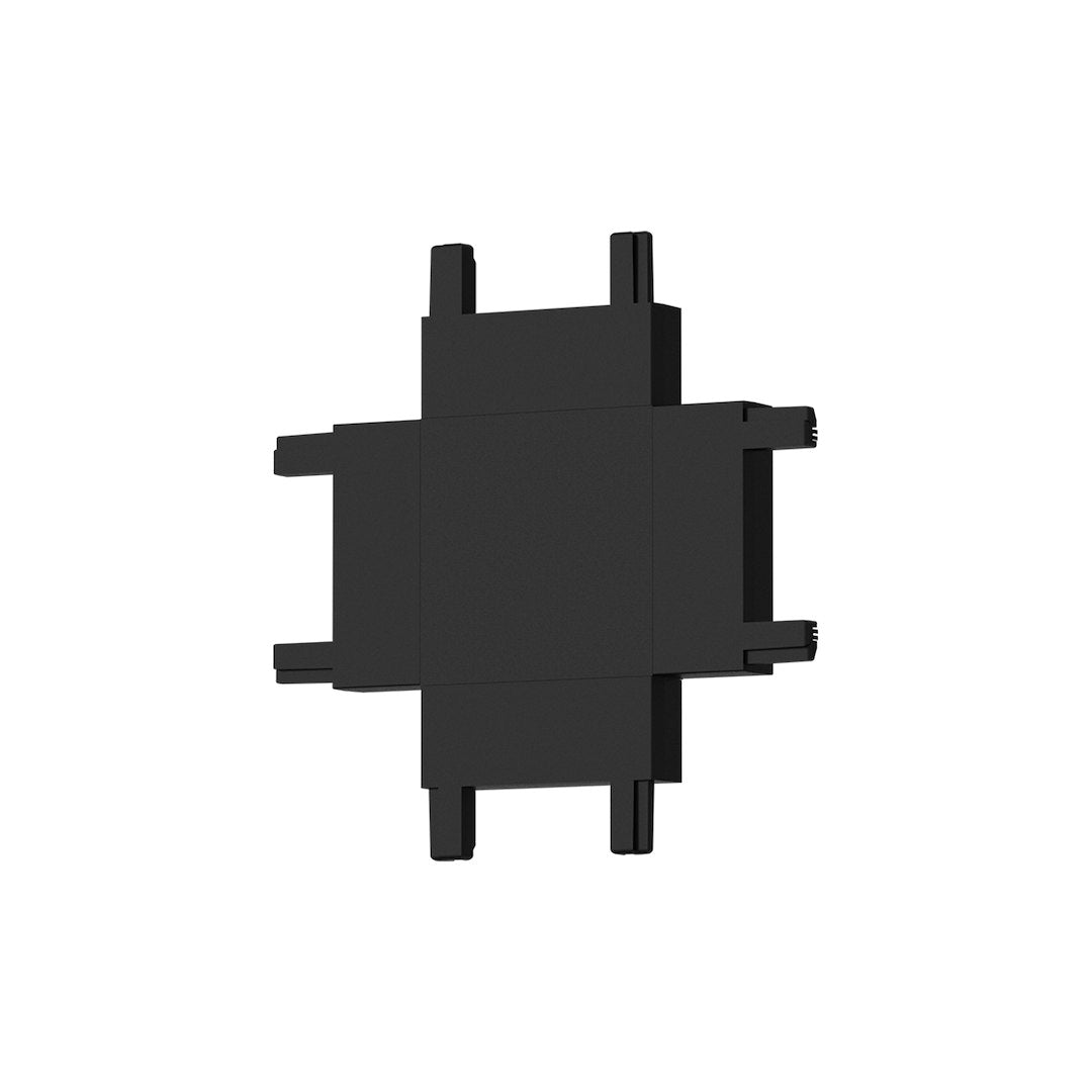 Conector in Cruce Premium Black pentru Sina Magnetica Hyper