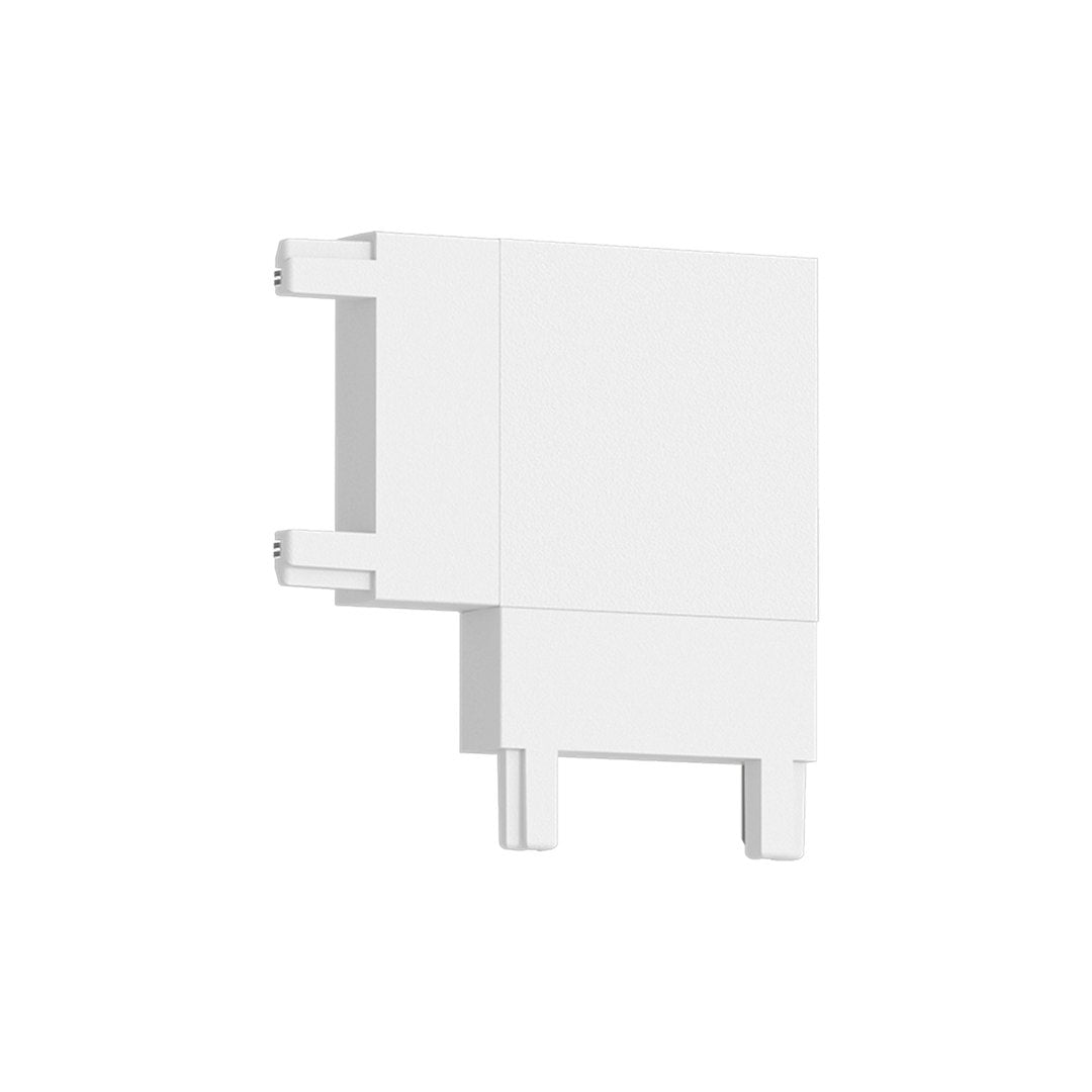 Conector L Premium White pentru Sina Magnetica Hyper