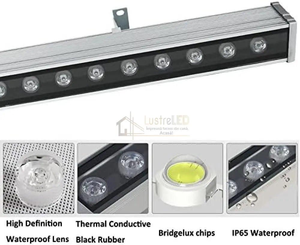 Corp Iluminat Led Arhitectural 24W 100Cm Ip65 Wall Washer
