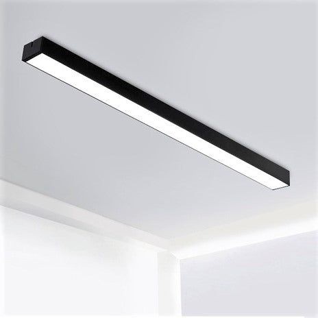 Corp Iluminat LED Liniar 20W 120cm Aplicat Negru Echivalent 150W