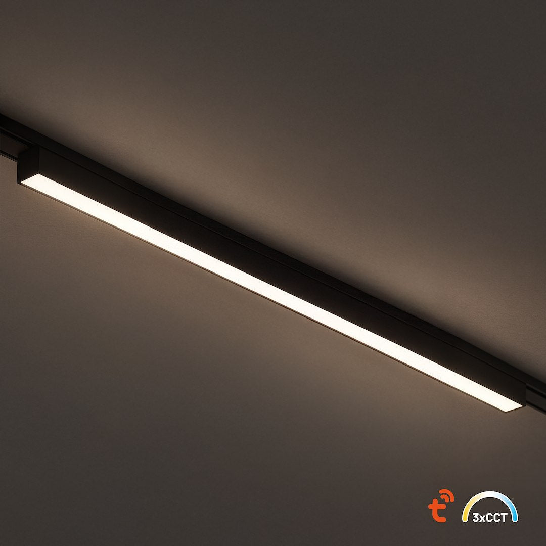 Spot LED Magnetic Liniar Premium Hyper Black 20W | 61.5CM | 48V | 3 Tipuri de Lumina