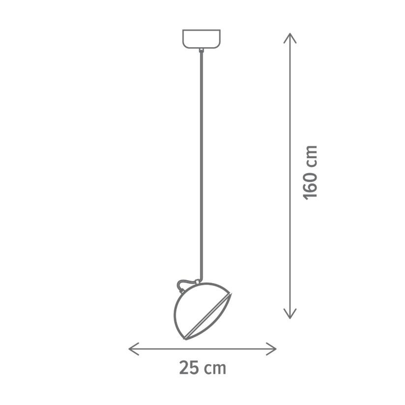 Pendul LED CROWD Unique 20W Black Echivalent 75W