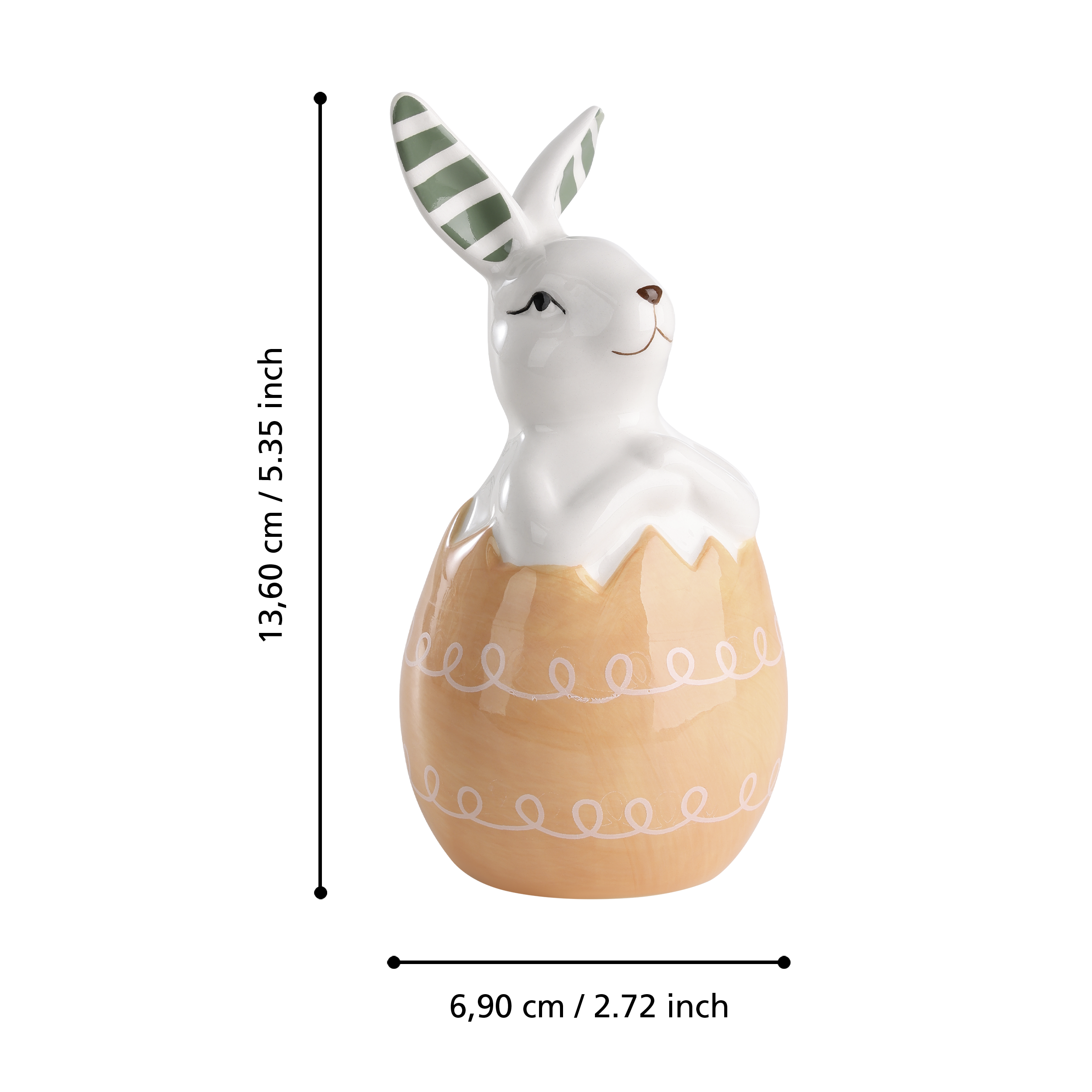 Set 6 Statuete Decorative Sendayan Bunny