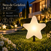 Stea Decorativa de Gradina Deco 30CM | 1xE27 | IP44