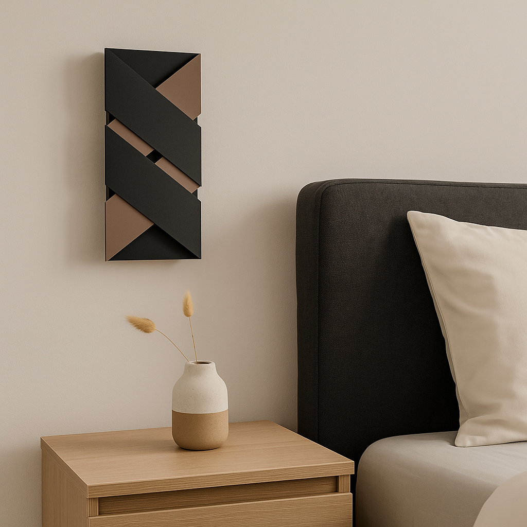 Aplica LED 5W GURARE Negru+Maro