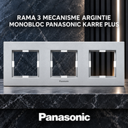 Rama 3 Mecanisme Argintie Monobloc Panasonic Karre Plus