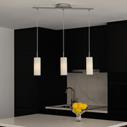 Lustra Suspendata TROY 3 Silver 110CM