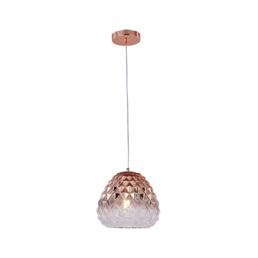 Pendul DIAMOND Unique 1xE27 Rose Gold