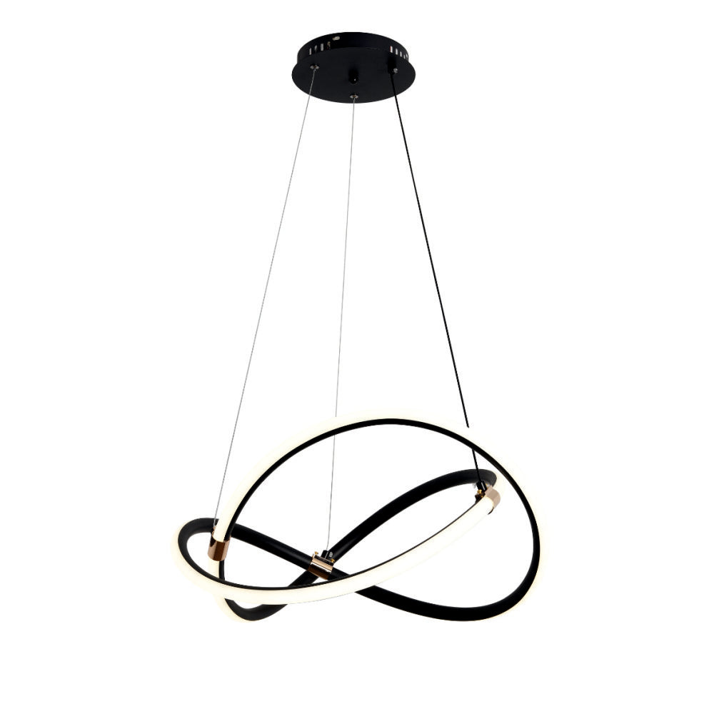 Lustra LED 82W TETIS Black 3 Functii