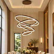 Lustra LED 288W WONDERLAND Brown 4 Segmente Echivalent 1000W
