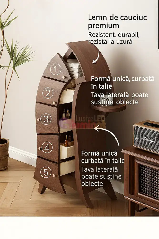 Dulap Artistic din Lemn Belle Madame DULAP / MARO / 140CM nightstand