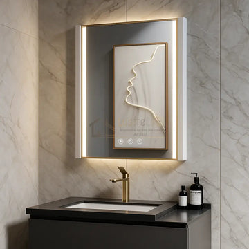 Dulap Baie Cu Oglinda LED Vega 3Functii Dimabil 50x70CM