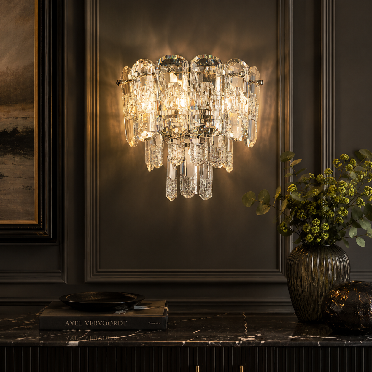 Aplica Perete CELESTE Crom 1xE14 Clasic Elegance