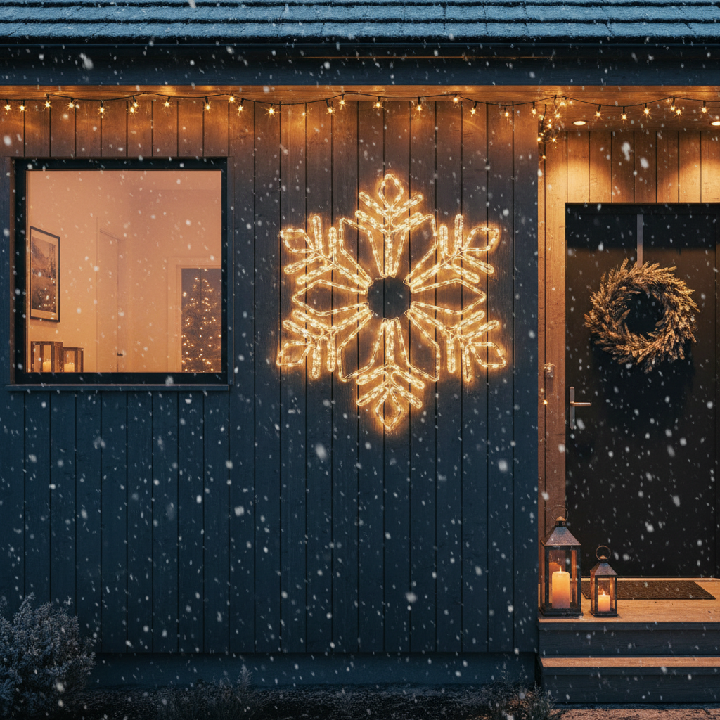 Fulg de Nea Decorativ LED Starfell 60x60cm IP44