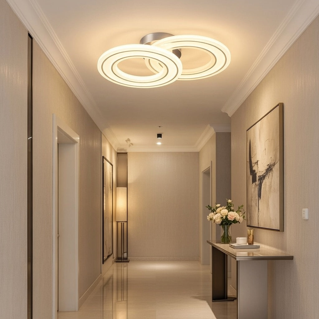 Aplica LED Circle GRIDLINE Alba Echivalent 300W Telecomanda