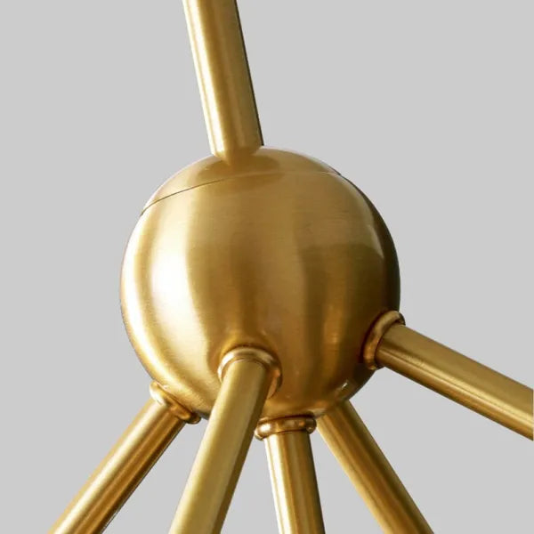 Lustra Abajur Transparent GOLD 5xE14 Mario